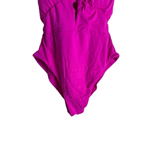 Becca by Rebecca Virtue Berry Convertible One Piece Swimsuit Size Medium - Picture 6 of 9